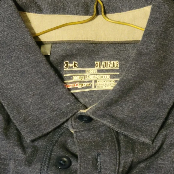 UNDER ARMOUR POLO TOP. MENS XL. - Picture 2 of 3